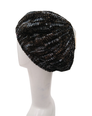 SG SG04-WL-MIX-CGG  Charcoal Grey/Grey Lined Chenille myselflingerie.com